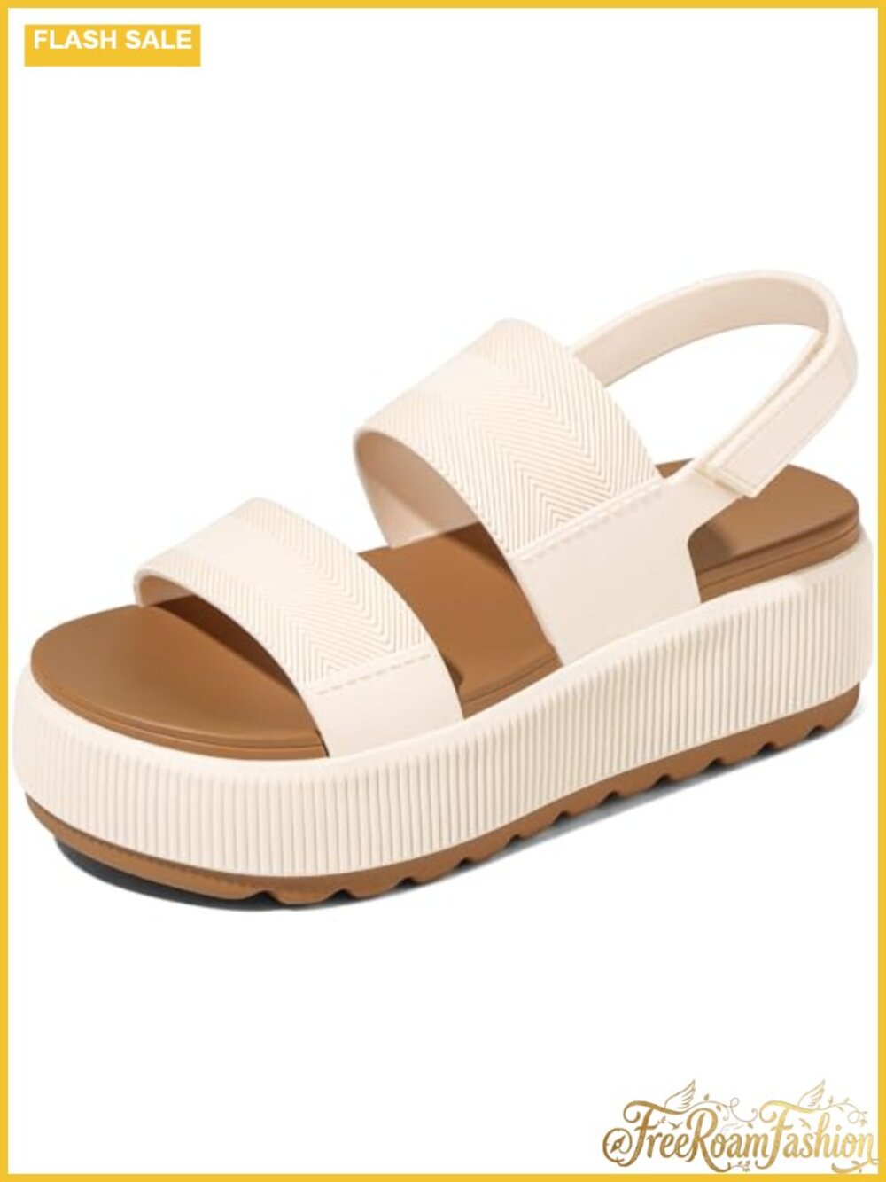 Platform Water Sandals Chunky Wedge Lug Sole Comfortable Waterproof Beach